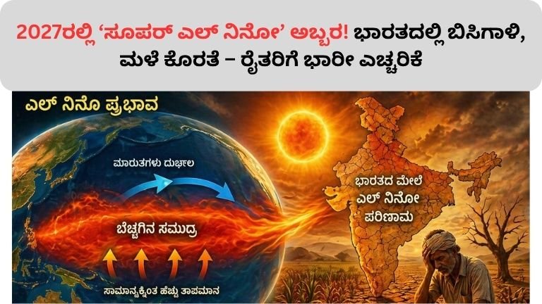 ‘ಸೂಪರ್ ಎಲ್ ನಿನೋ’ ಭೀತಿ!